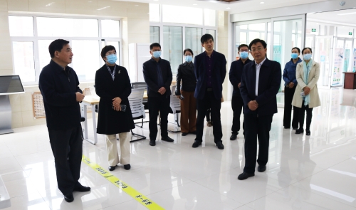 肥城市委常委宣传部部长付玲到肥城市委党史研究中心调研指导工作